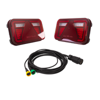 ASPÖCK MULTILED IV LED задни светлини + ASPÖCK кабелен сноп 4.5 м 7-пинов