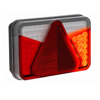 ASPÖCK MULTILED V задна светлина байонет 8PIN 6 функции ляв