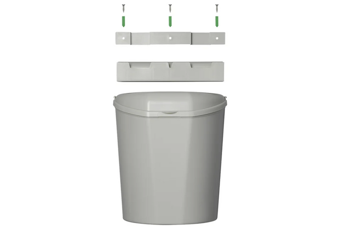 Кошче за боклук ProPlus 370402 с капак за ремаркета, кемпери, 6 л
