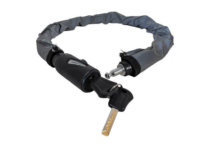 PROFEX Reflex стоманена бронирана ключалка за велосипед, дължина 70 см