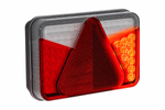 ASPÖCK MULTILED V задна светлина байонет 5PIN 4 функции ляв