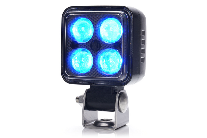 WAŚ 2243 W267 LED аварийно осветителна лампа, синя предупредителна лампа