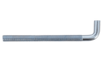 Строителна кука DROMET HP M10x140 с ъглов край (права)