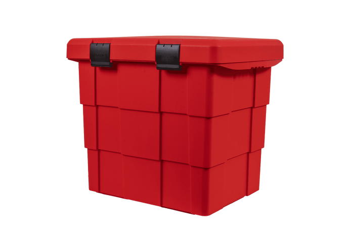 DAKEN 86014 PITBOX кутия за насипни материали, контейнер за пясък, пътна сол 655x570x520 мм 108.5 л