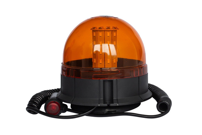 Светкавична сигнална лампа SMD LED маяк магнит 190L
