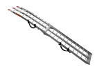UNITRAILER ALR002 сгъваема алуминиева рампа за ремарке 221 см 340 кг с колан