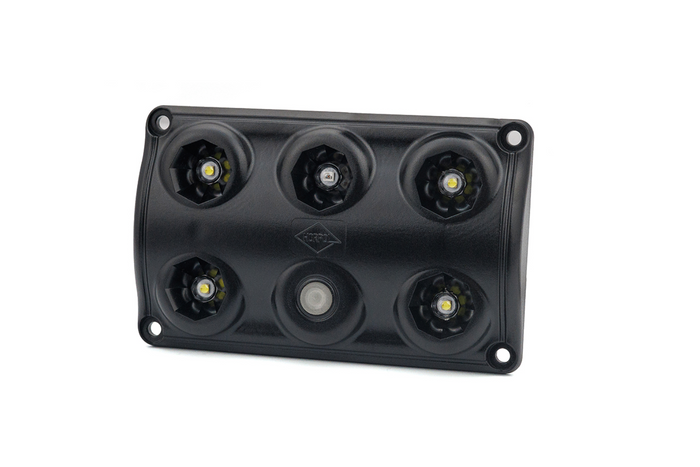 HORPOL LWD2157/CZ LED 900lm черна интериорна лампа за кола с ключ и червен диод